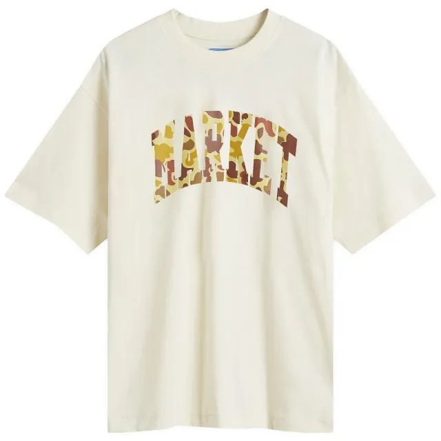 Market Men's Duck Camo Arc T-Shirt Ecru