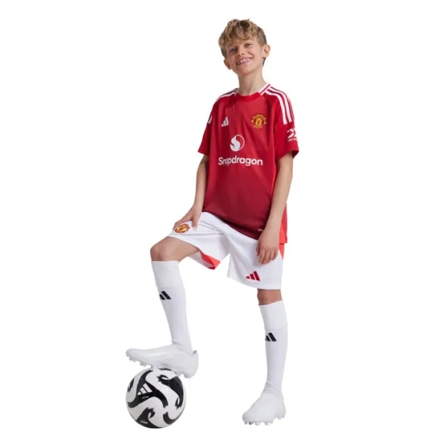 adidas Kids' Manchester United Football Club Home Jersey Top