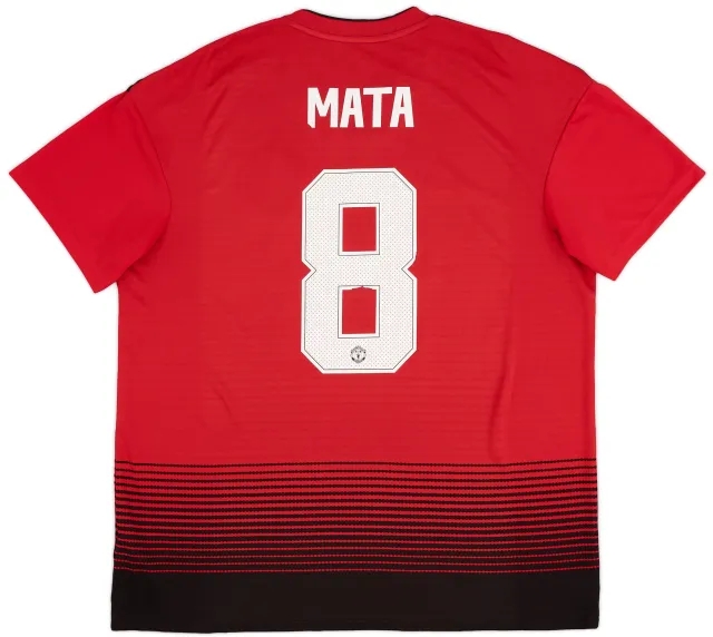 adidas 2018-19 Manchester United Home Shirt Mata #8 - 6/10 - (XL)