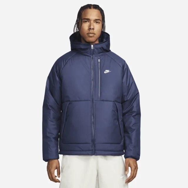 Nike Sportswear Therma-FIT Repel Men's Hooded Jacket - Blue - Recycled Polyester Minimum