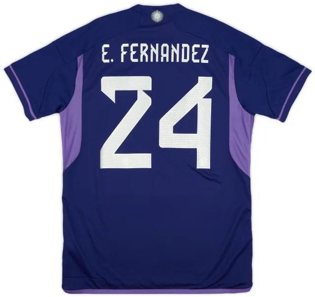 adidas 2022-23 Argentina Away 'vs Poland' Shirt E. Fernandez #24 (L)