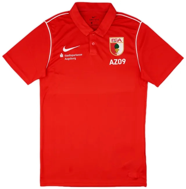2020-21 FC Augsburg Nike Polo Shirt - 8/10 - (S)
