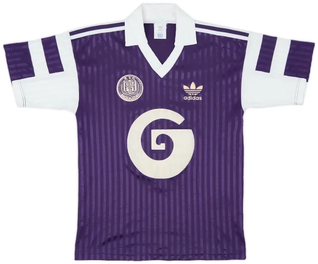 adidas 1990-91 Anderlecht Away Shirt - 6/10 - (S)