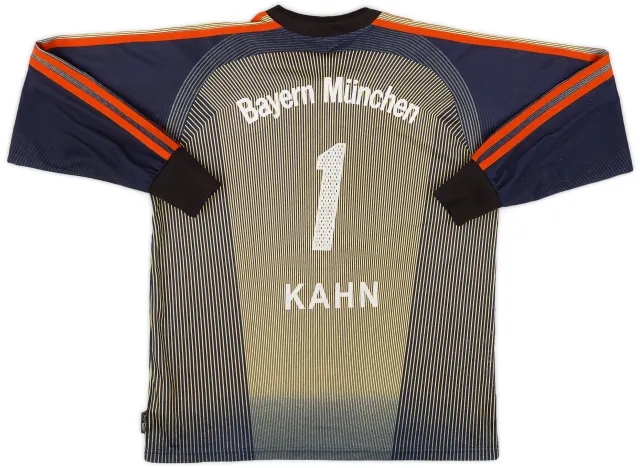 adidas 2003-04 Bayern Munich GK Shirt Kahn #1 - 6/10 - (XL.Boys)