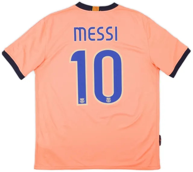 Nike 2009-10 Barcelona Away Shirt Messi #10 - 6/10 - (L)
