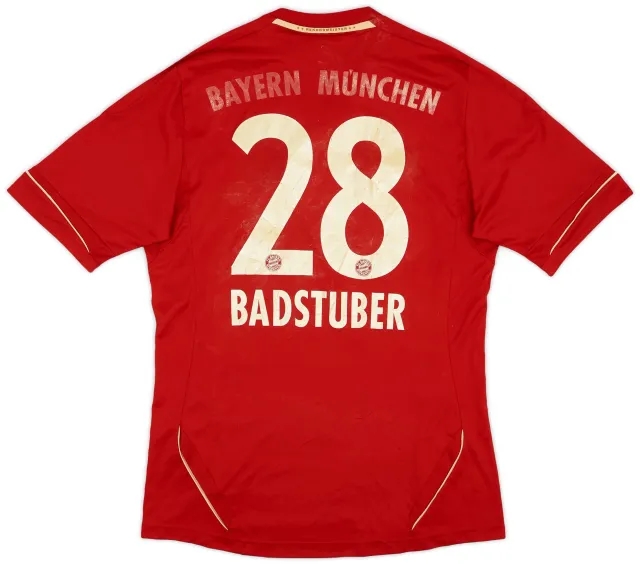 adidas 2011-13 Bayern Munich Home Shirt Badstuber #28 - 4/10 - (M)