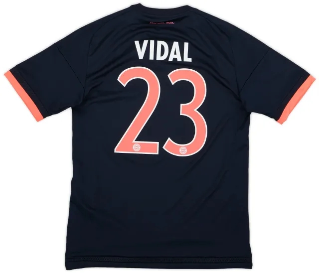 adidas 2015-16 Bayern Munich Third Shirt Vidal #23 - 8/10 - (S)
