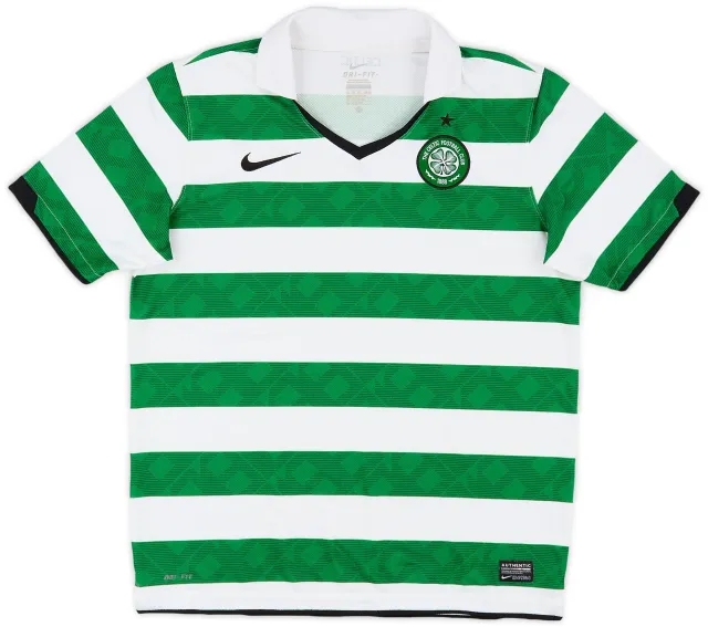 Nike 2010-12 Celtic Home Shirt - 7/10 - (XL.Boys)