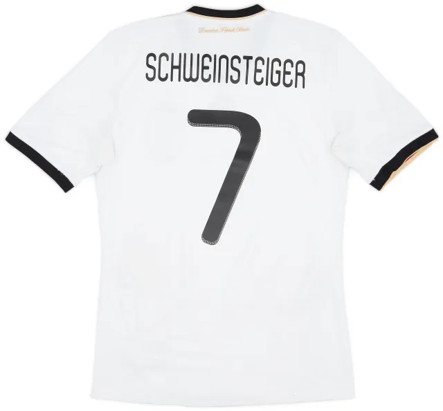 adidas 2010-11 Germany Home Shirt Schweinsteiger #7 - 7/10 - (S)