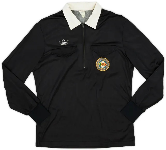 1980s Italy FIGC adidas Referee L/S Shirt - 8/10 - (M)