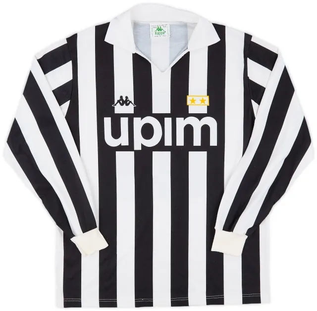 Kappa 1989-90 Juventus Basic Home L/S Shirt - 8/10 - (L)