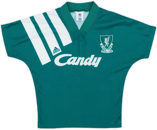 adidas 1991-92 Liverpool Away Shirt - 6/10 - (S.Boys)