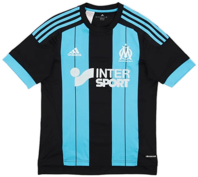 adidas 2015-16 Olympique Marseille Away Shirt - 6/10 - (XL.Boys)