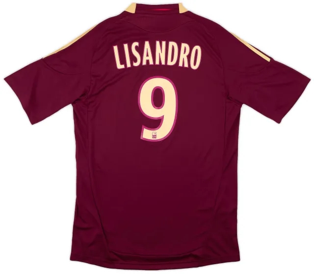 adidas 2010-11 Lyon Away Shirt Lisandro #9 (M)