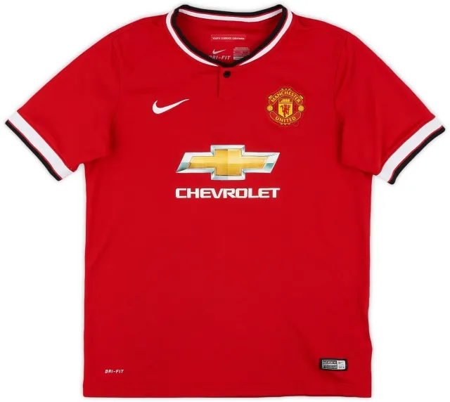Nike 2014-15 Manchester United Home Shirt - 8/10 - (XL.Boys)