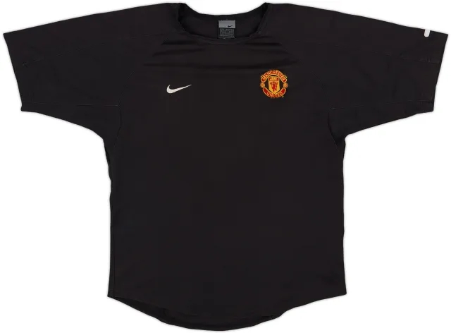 2003-04 Manchester United Nike Cotton Tee - 8/10 - (M)