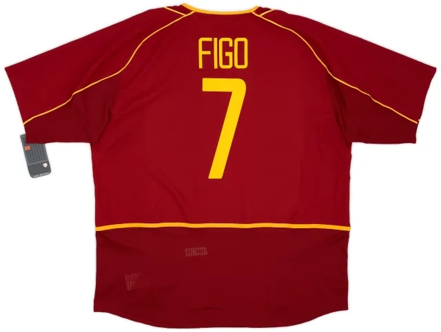 Nike 2002-04 Portugal Home Shirt Figo #7 (XXL)