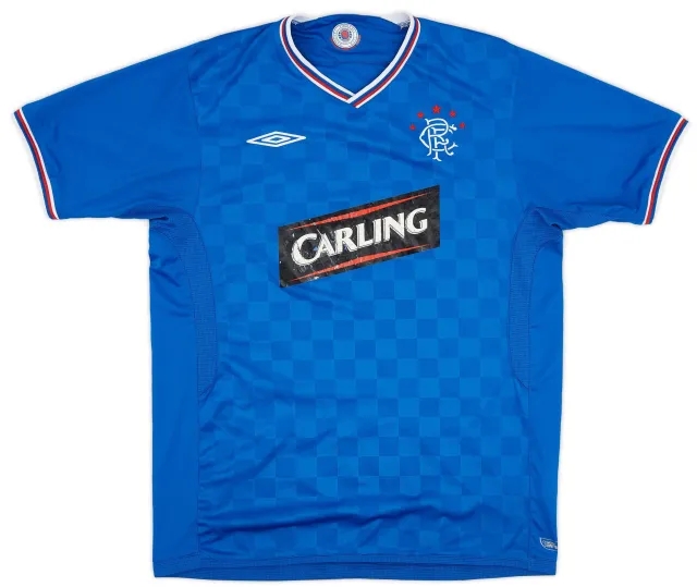 Umbro 2009-10 Rangers Home Shirt - 4/10 - (L)