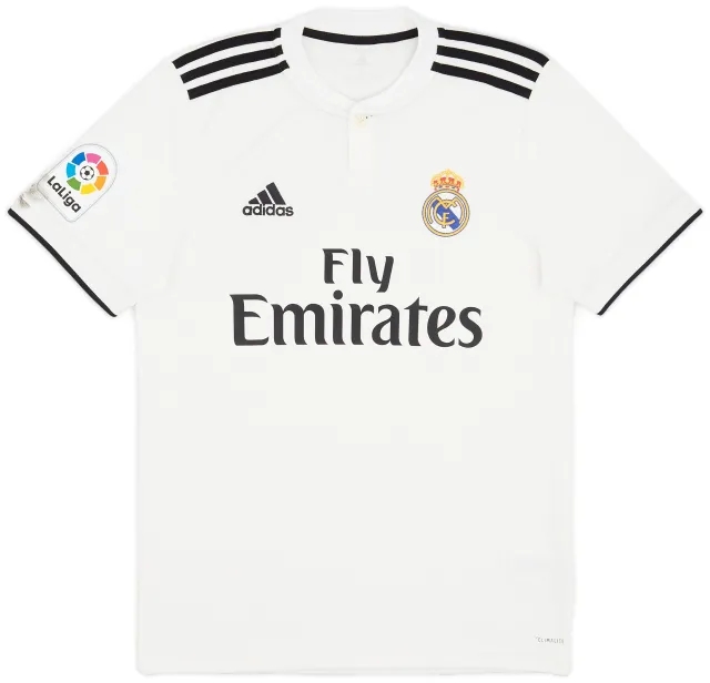 adidas 2018-19 Real Madrid Home Shirt - 8/10 - (S)