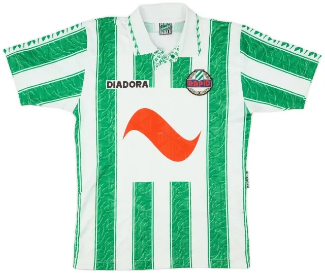 Diadora 1996-98 Rapid Vienna Home Shirt #11 - 6/10 - (XS)