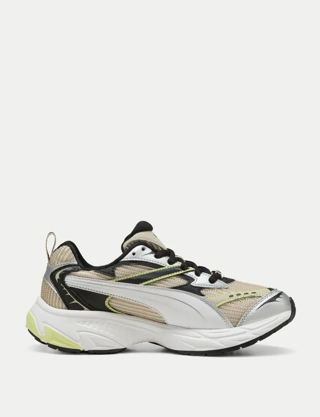 PUMA Women's Morphic Athletic Trainers - Vapor Grey/Cool Cucumber -  Size: UK 3