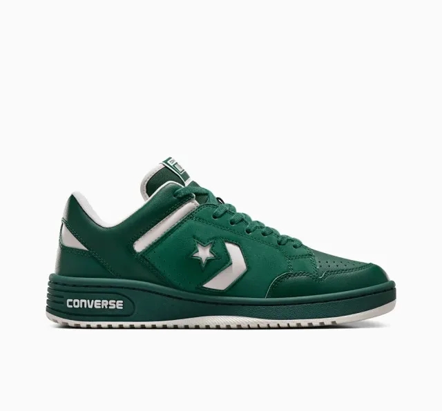 Converse Weapon Leather Trainer - Green - Size 9 - Green