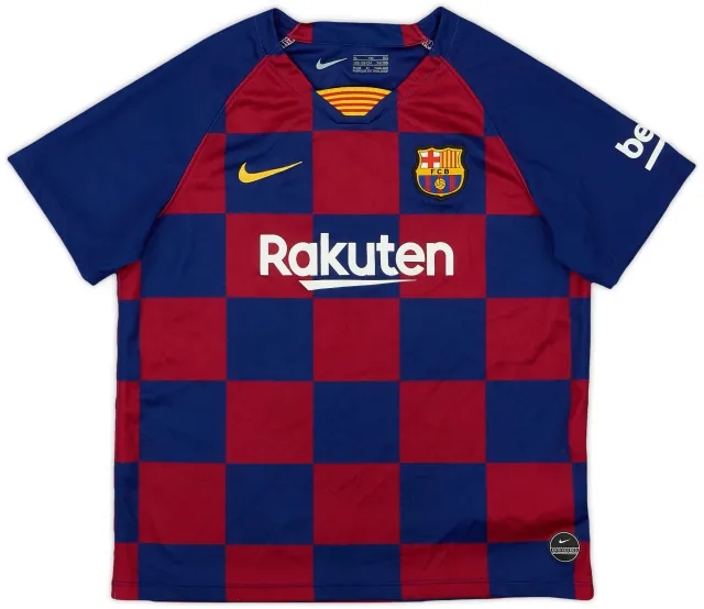 Nike 2019-20 Barcelona Home Shirt - 9/10 - (7-8 Years)