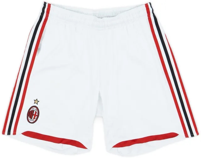 adidas 2009-10 AC Milan Home Shorts - 6/10 - (M)