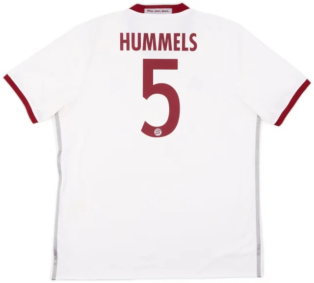 adidas 2016-17 Bayern Munich Third Shirt Hummels #5 - 6/10 - (XL)