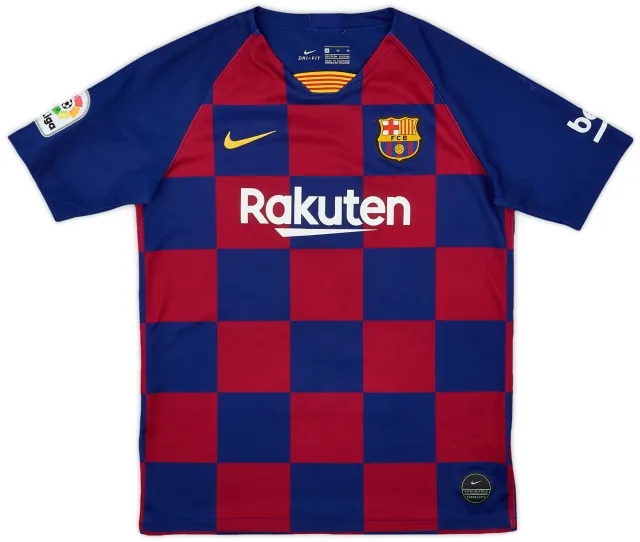 Nike 2019-20 Barcelona Home Shirt - 7/10 - (XL.Boys)