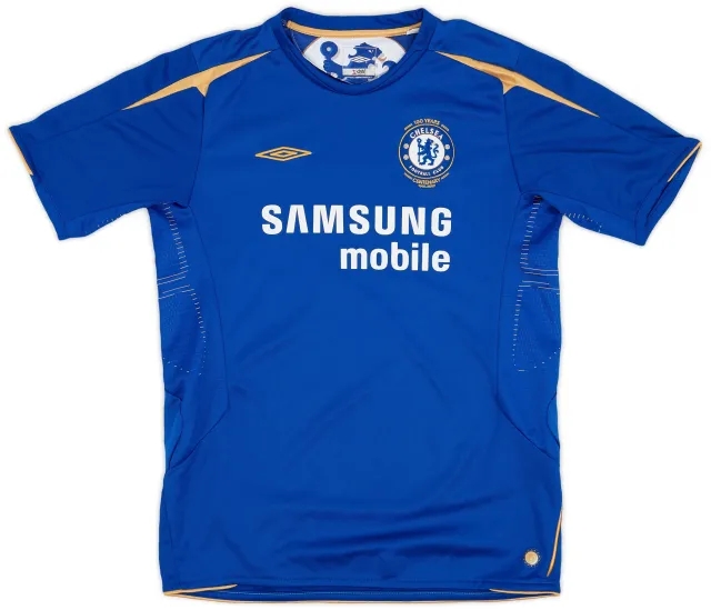 Umbro 2005-06 Chelsea Centenary Home Shirt - 8/10 - (XL.Boys)