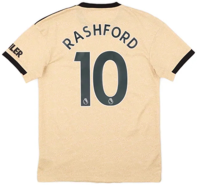 adidas 2019-20 Manchester United Away Shirt Rashford #10 - 10/10 - (M)