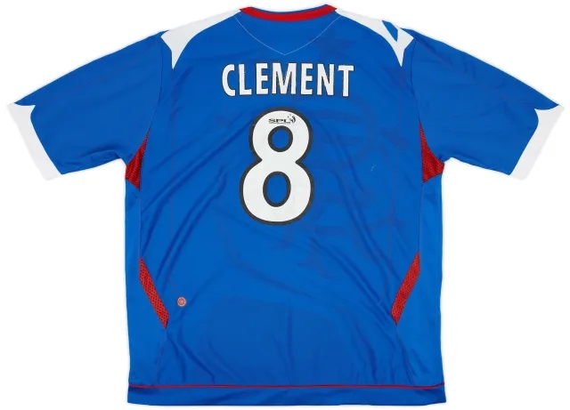 Umbro 2006-07 Rangers Home Shirt Clement #8 - 5/10 - (XXL)