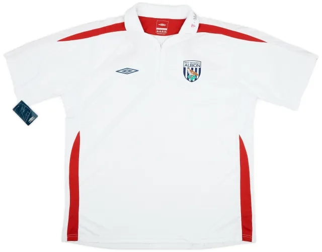 2007-08 West Brom Umbro 1/4 Zip Training/Polo Shirt (XXL)