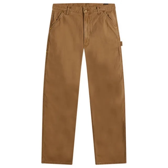 orSlow Men's Dad Fit Painter Pants Brown
