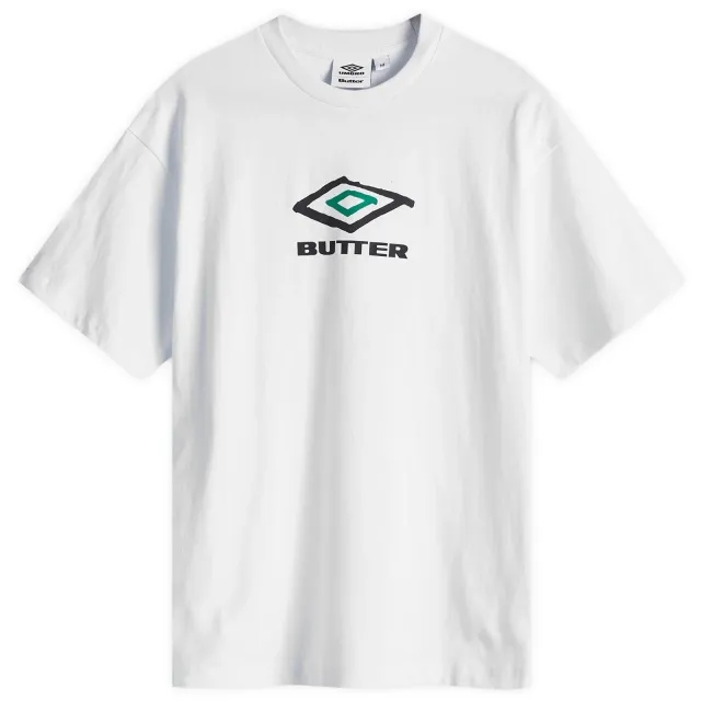 Butter Goods Men's x Umbro Ball T-Shirt White