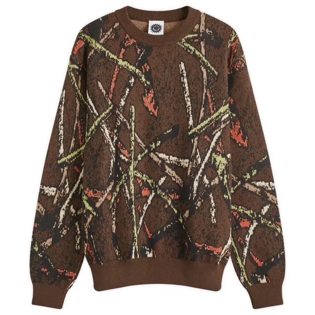 Good Morning Tapes Men's Stick Camo Knit Sweater Stick / Camo