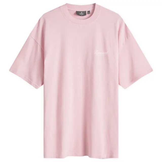 Represent Men's Owners Club Script T-Shirt Pink