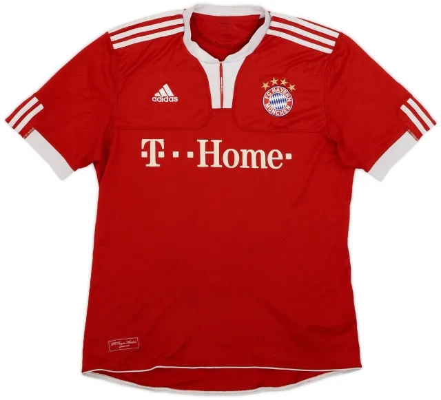adidas 2009-10 Bayern Munich Home Shirt - 6/10 - (M)