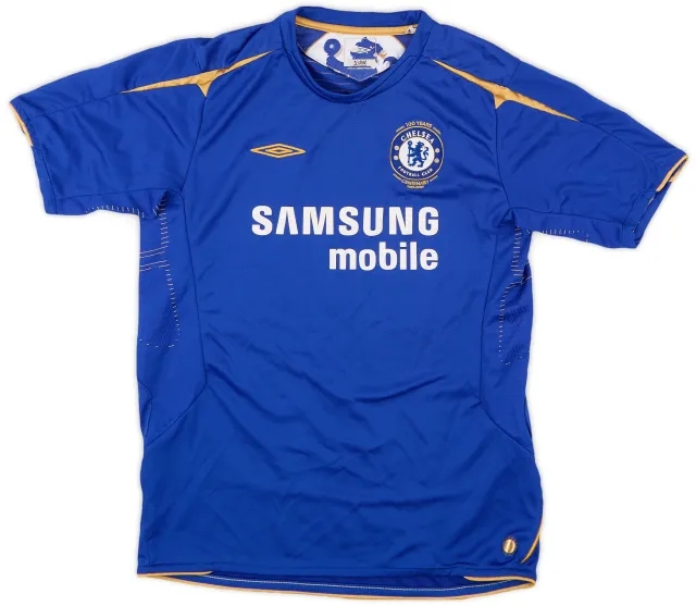 Umbro 2005-06 Chelsea Centenary Home Shirt - 7/10 - (XL.Boys)