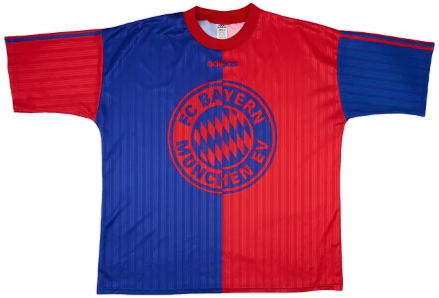 1995-96 Bayern Munich adidas Training Shirt - 7/10 - (XXL)