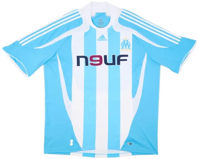 adidas 2007-08 Olympique Marseille Away Shirt - 8/10 - (XXL)