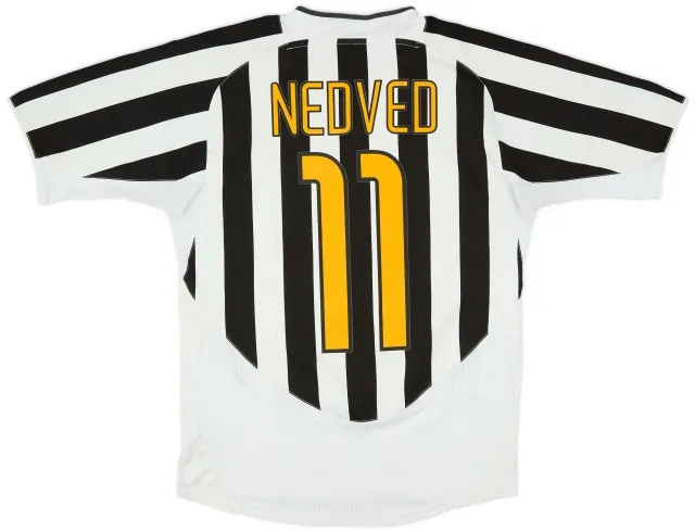 Nike 2003-04 Juventus Home Shirt Nedved #11 - 6/10 - (M)
