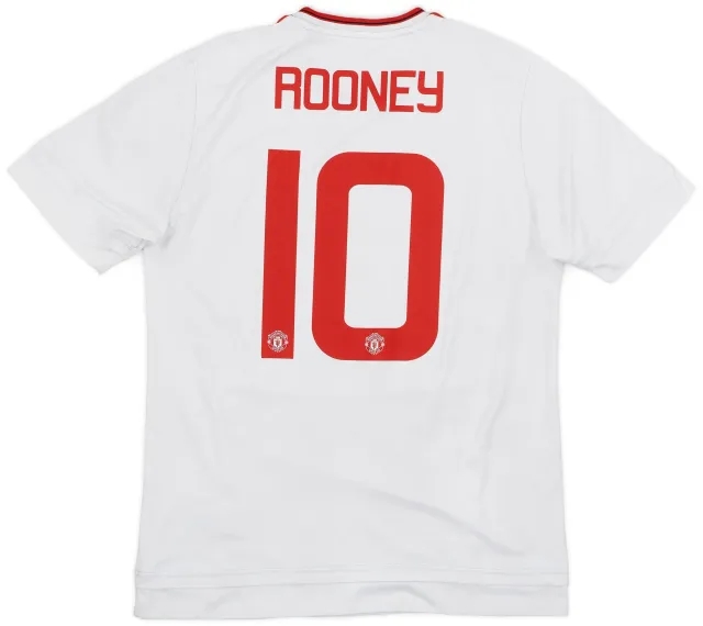 adidas 2015-16 Manchester United Away Shirt Rooney #10 - 5/10 - (M)