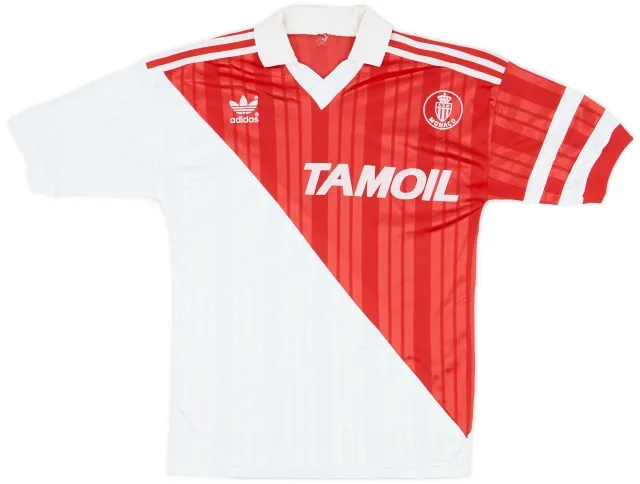 adidas 1993-94 Monaco Home Shirt - 8/10 - (M)