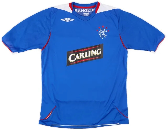 Umbro 2006-07 Rangers Home Shirt - 6/10 - (M)