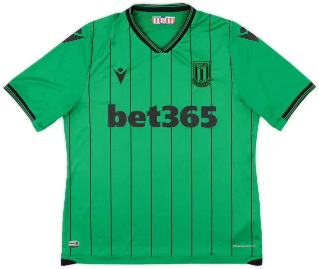 Macron 2021-22 Stoke City Away Shirt - 8/10 - (M.Boys)