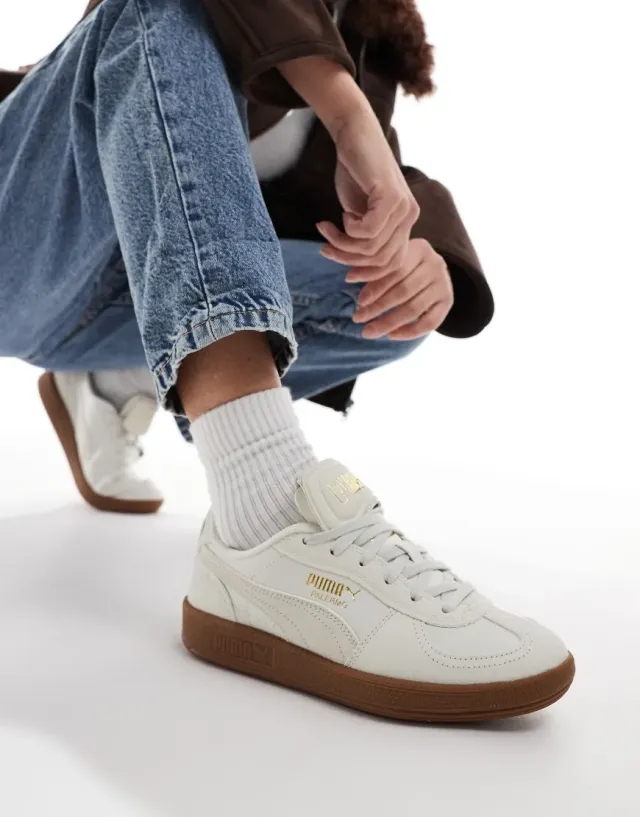 Sneakers Puma Palermo Premium Warm White-Alpine Snow Eur 46