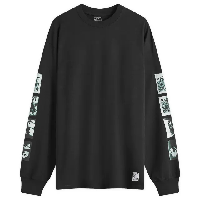 RASSVET Men's Flower L/S T-Shirt Black