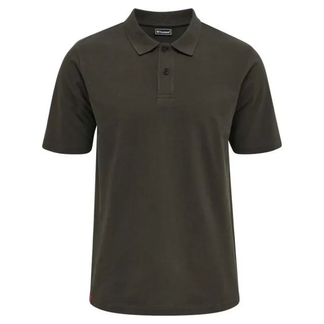 Hummel Red Stretch Short Sleeve Polo